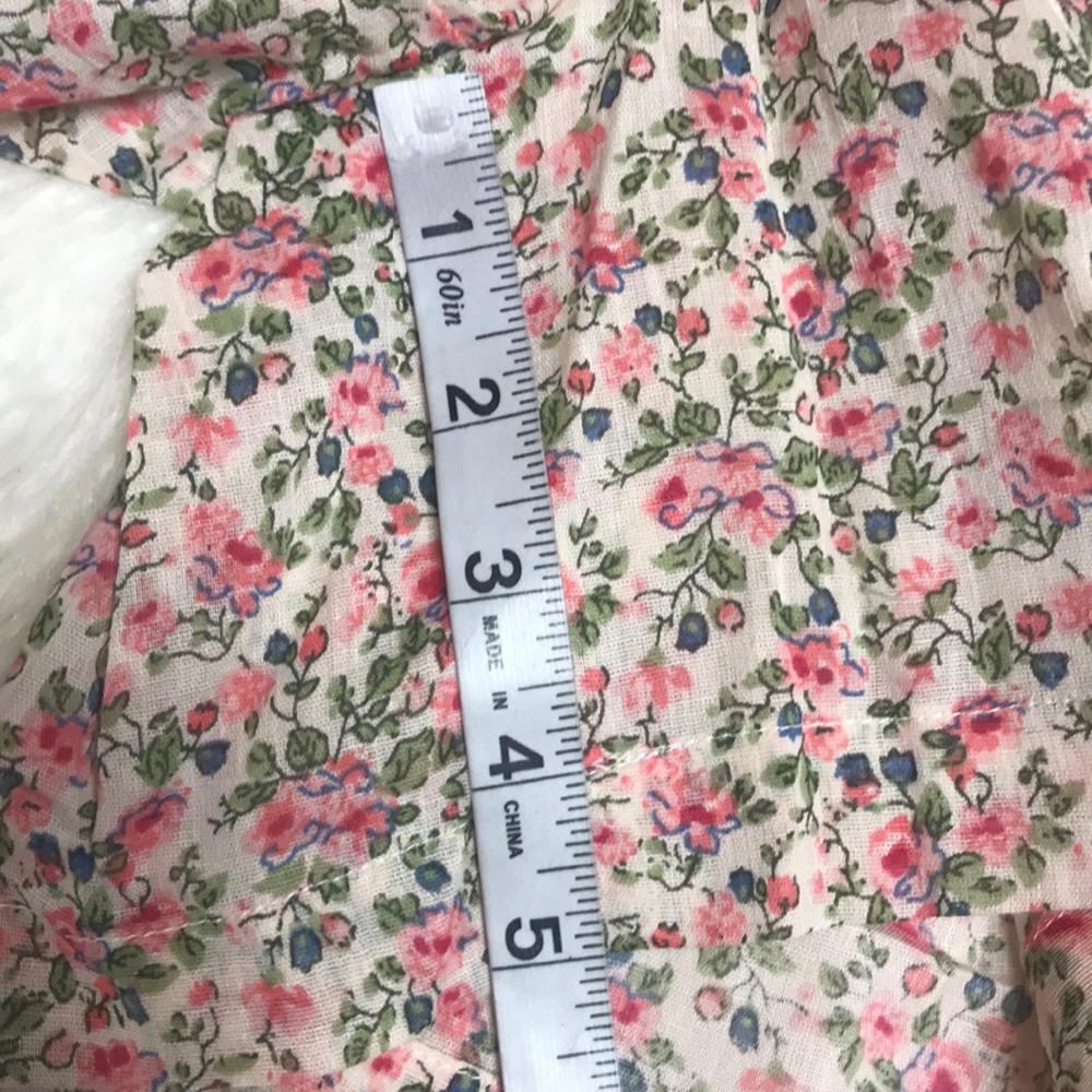 PINK FLORAL TIERED SKORT - Picture 7 of 8